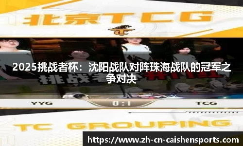 2025挑战者杯：沈阳战队对阵珠海战队的冠军之争对决